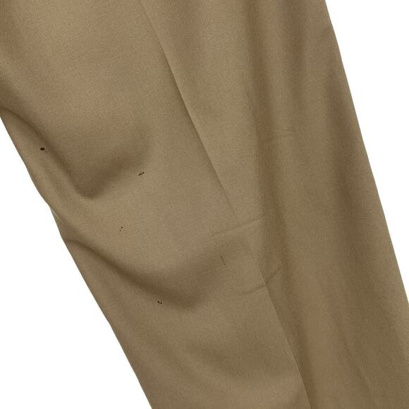 Vintage Burberry’s Khaki Pants Straight Leg Tan Beige Waist Size 36 - Picture 7 of 10
